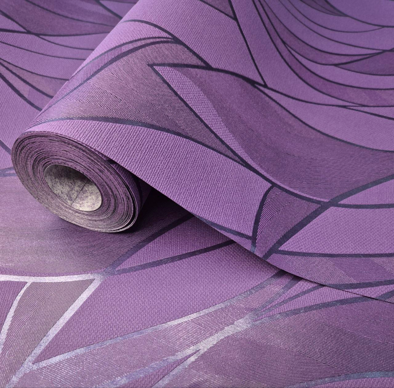 Обои виниловые Marburg 6410-60 с абстрактным растительным узором для спальни/зала/прихожей 10x0,53 м Фиолетовый (2560415688) Обои виниловые Marburg 6410-60 с абстрактным растительным узором для спальни/зала/прихожей 10x0,53 м Фиолетовый (2560415688)