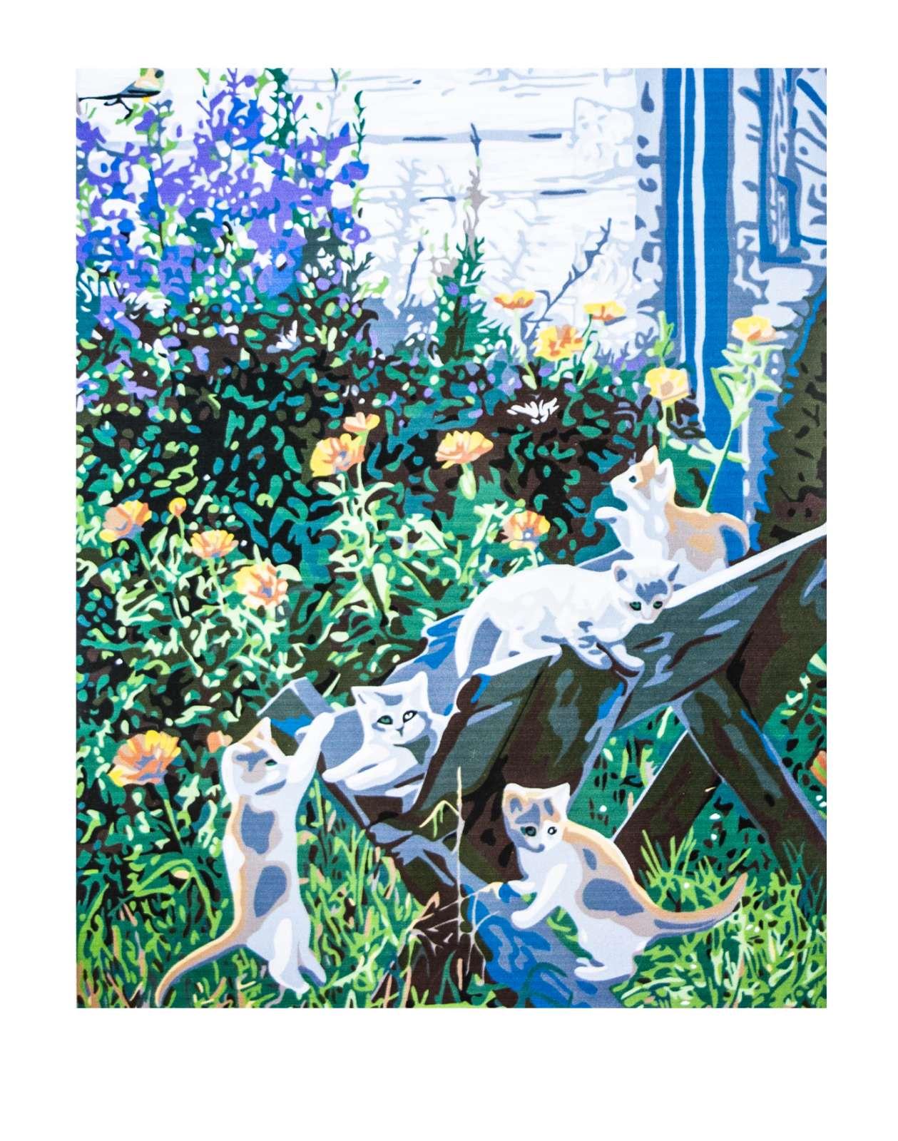 Картина по номерам Котики в маках с красками и кистями 40х50 см Multicolor (2016068698) Картина по номерам Котики в маках с красками и кистями 40х50 см Multicolor (2016068698)