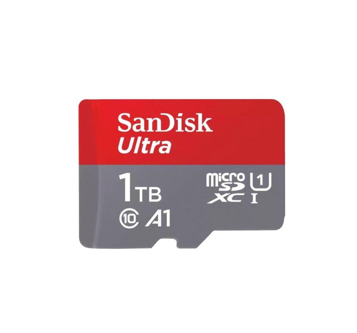 Карта памяти microSDXC SanDisk Extreme A1 UHS-1 1TB Class 10 R150MB/s adapter SD (SDSQUAC-1T00-GN6MA)