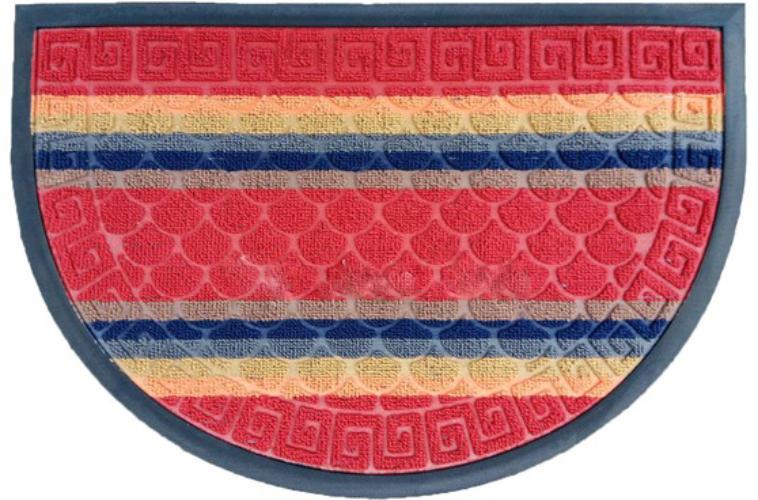 Коврик для входной зоны Арка на резиновой основе нескользящий 60х90 см Красный (147-46-к0010)