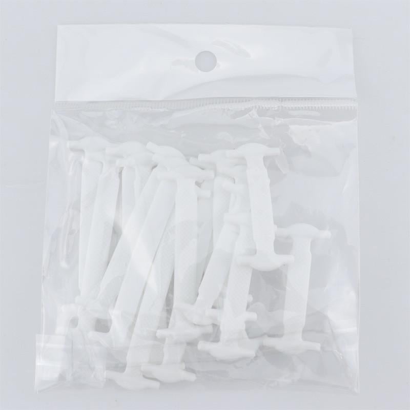 Шнурки для обуви силиконовые эластичные 16 шт. 8 пар Белый - фото 2 Шнурки для обуви силиконовые эластичные 16 шт. 8 пар Белый - фото 2