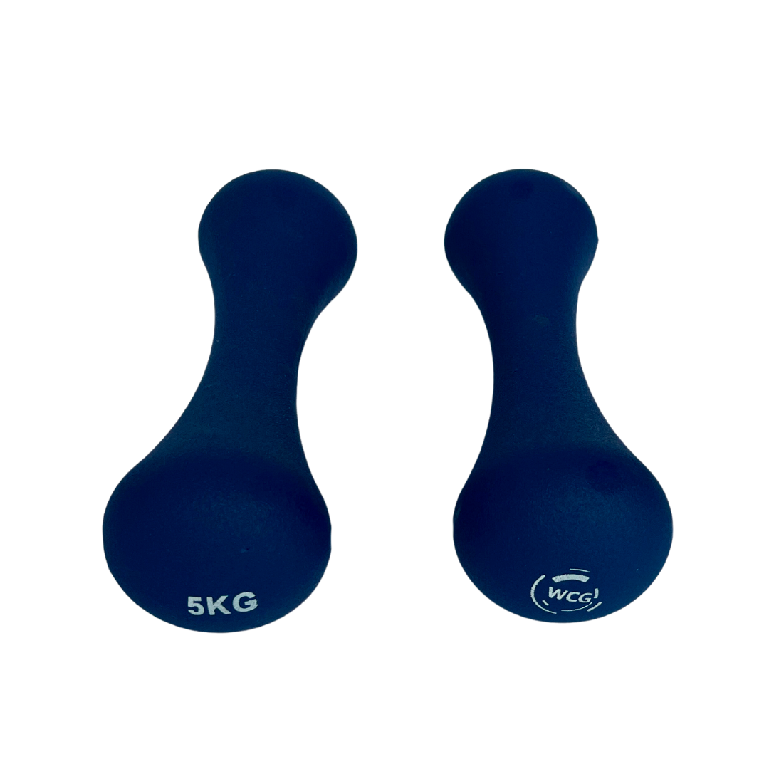 Гантели для фитнеса WCG неопреновые 5 кг 2 шт. (W-120-5x2) - фото 1 Гантели для фитнеса WCG неопреновые 5 кг 2 шт. (W-120-5x2) - фото 1