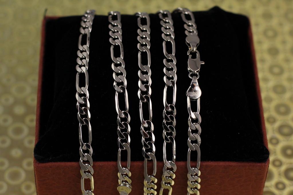 Цепочка Xuping Jewelry фигаро 60 см 5 мм Серебристый (2629125258) Цепочка Xuping Jewelry фигаро 60 см 5 мм Серебристый (2629125258)