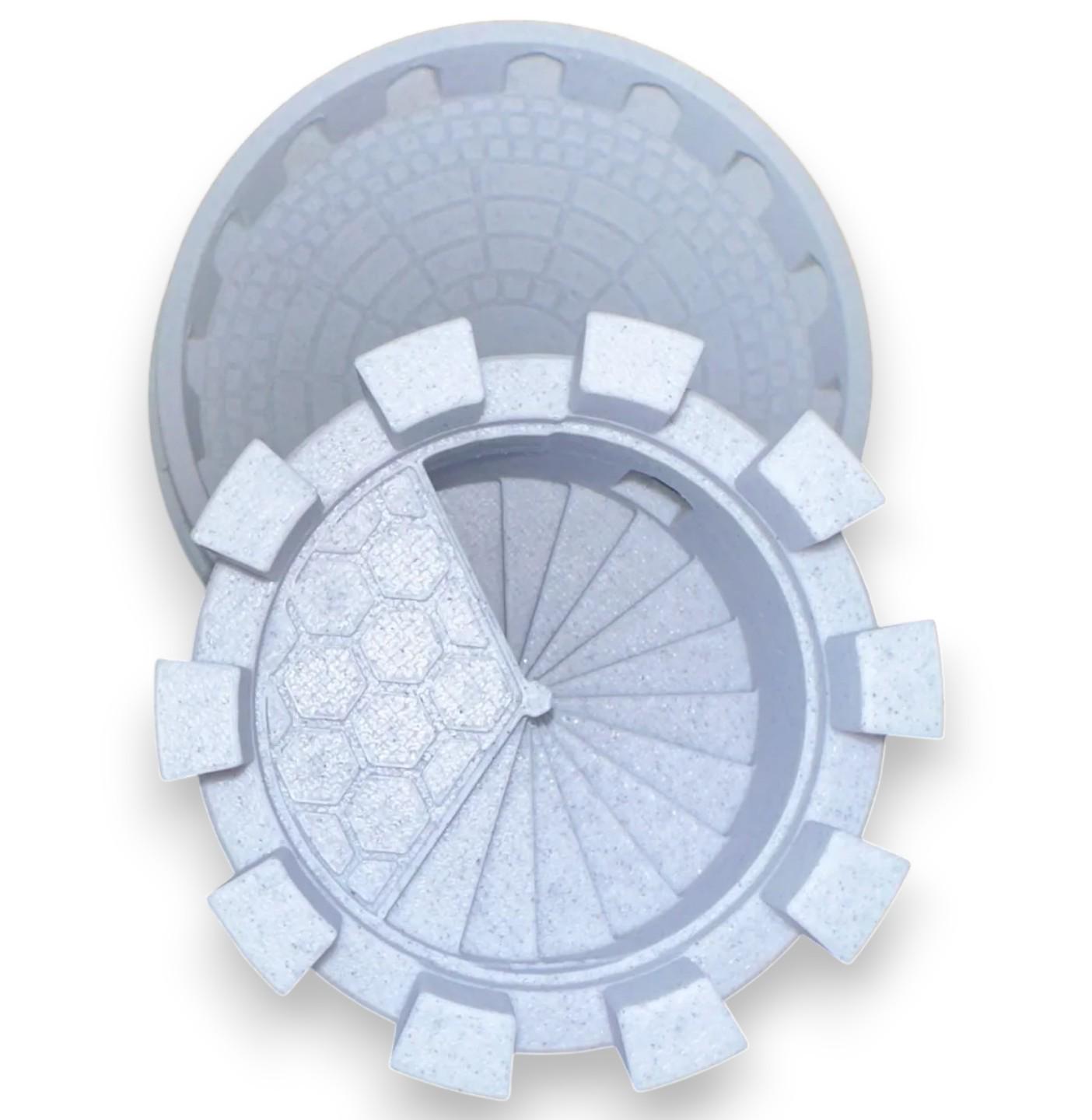 Башня для кубиков Замковый Бастион Белый (0703) - фото 3 Башня для кубиков Замковый Бастион Белый (0703) - фото 3