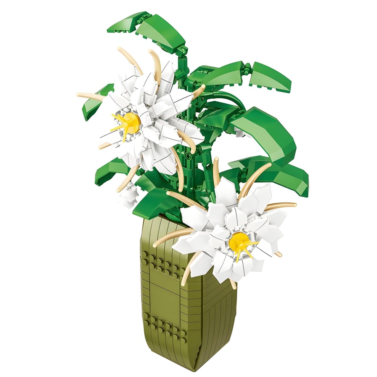 Конструктор Flower Studio Эпифиллум в вазе 571 деталь (9104A)