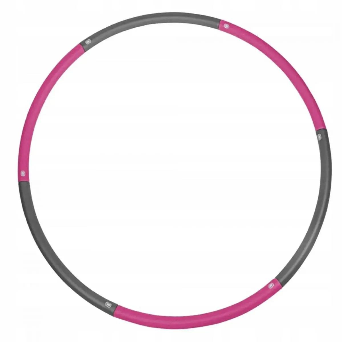 Хулахуп масажний Good Idea Hula Hoop 6 секцій розбірний Сірий (473873ор)