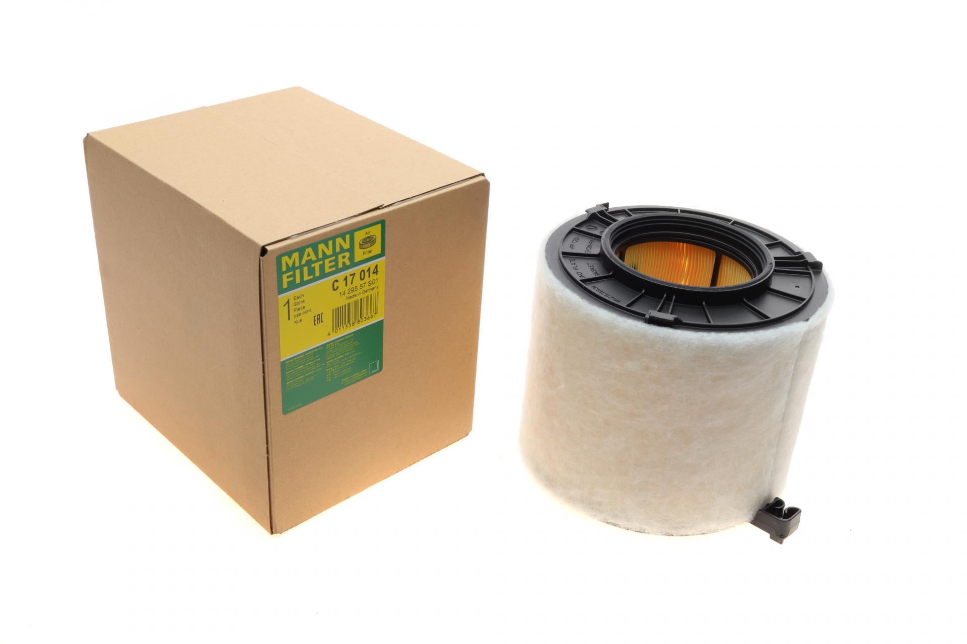 Фільтр повітряний Mann-Filter для Audi A4 3,0TFSI 17-/A5 2,9TFSI 17- (C 17 014)