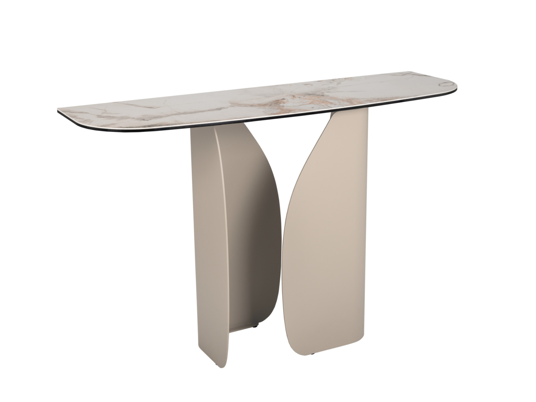 Консоль Кристиано Vetro 1200х400х760 мм Аврора голд/Бежевый