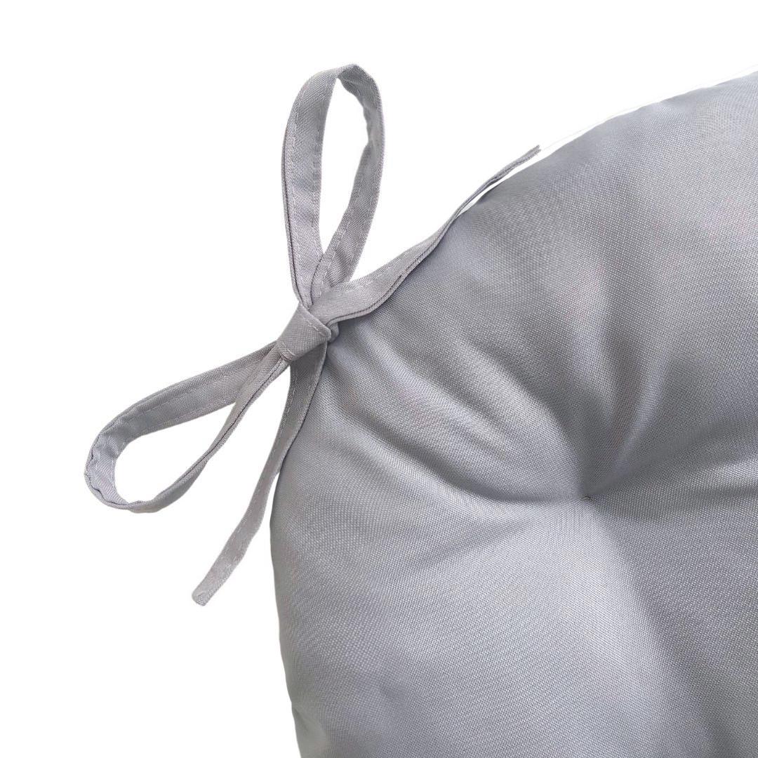 Подушка для стула/кресла/табурета 40x8 см Светло-серый (2105557401) - фото 3 Подушка для стула/кресла/табурета 40x8 см Светло-серый (2105557401) - фото 3