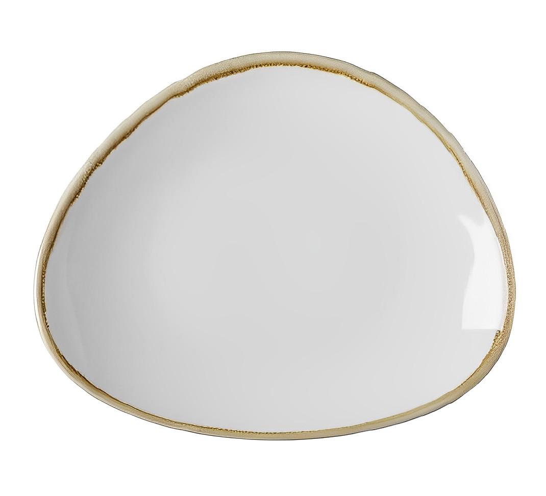 Блюдо белое овальное Terrastone, 29 см