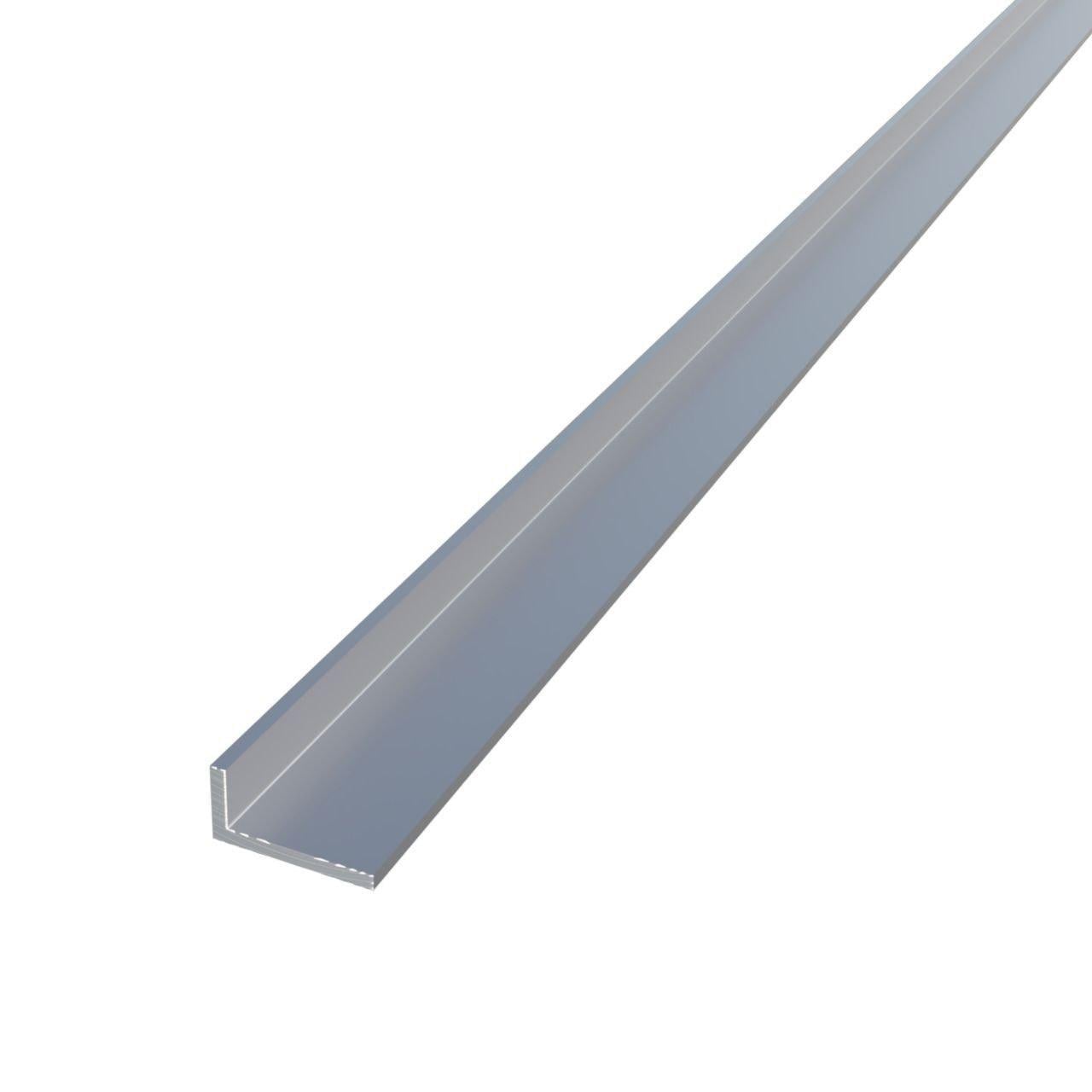 Уголок алюминиевый 30х20 толщина 2,0 мм АД31 Т5 без покрытия матовый экструдированный 1 м (2329584902/К0877)