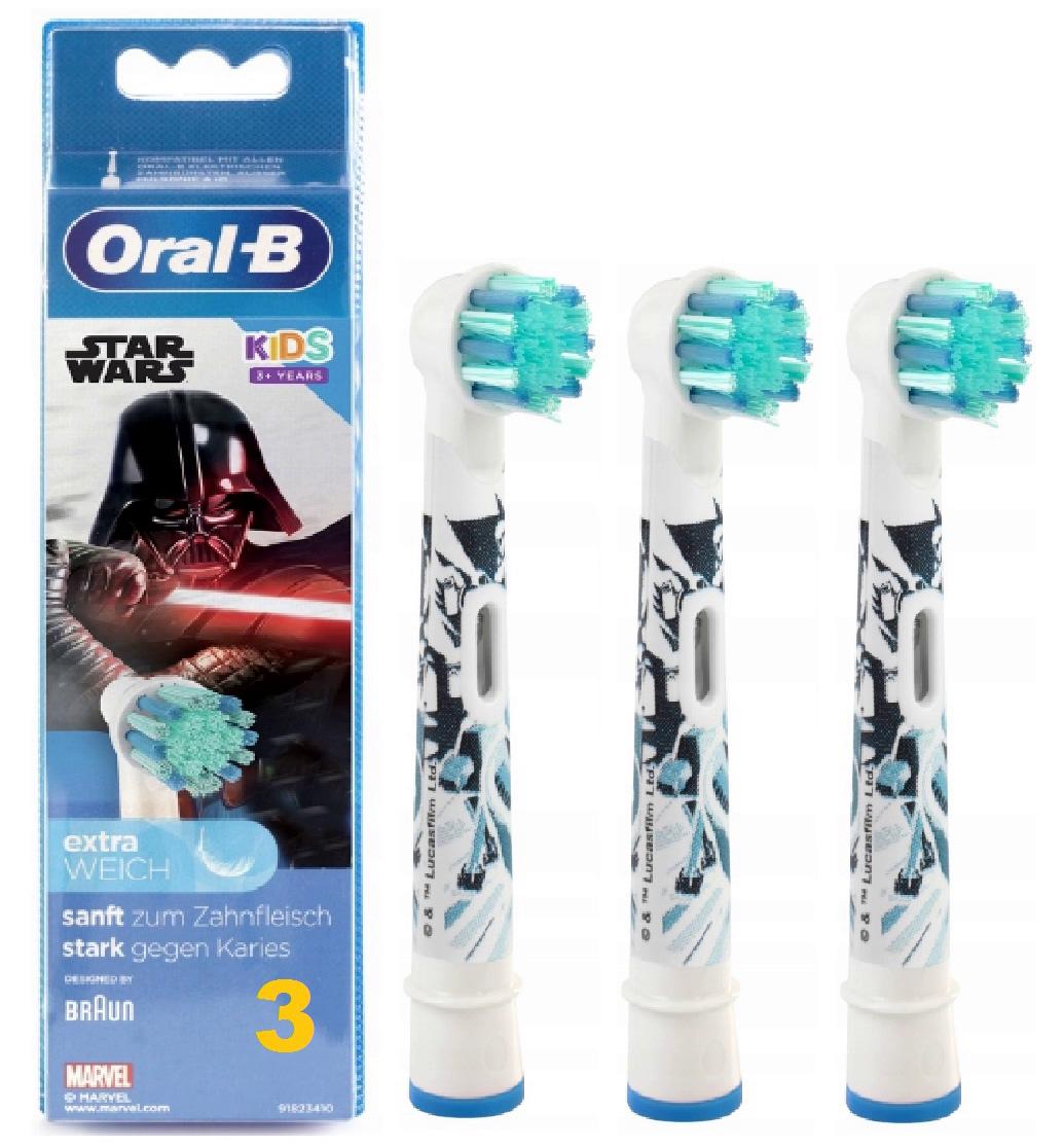 Насадки к электрической зубной щетке Oral-B Star Wars Kids 3 шт. (4210201388135)