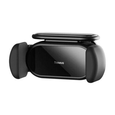 Автотримач для телефону BASEUS Steel Cannon Pro Solar Electric Black (Т-132) - фото 2 Автотримач для телефону BASEUS Steel Cannon Pro Solar Electric Black (Т-132) - фото 2