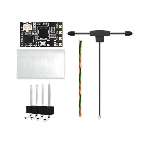 Приймач сигналу для FPV дронів з антеною SpeedyBee Nano 2,4 ГГц RX ELRS (456-d7ff2)