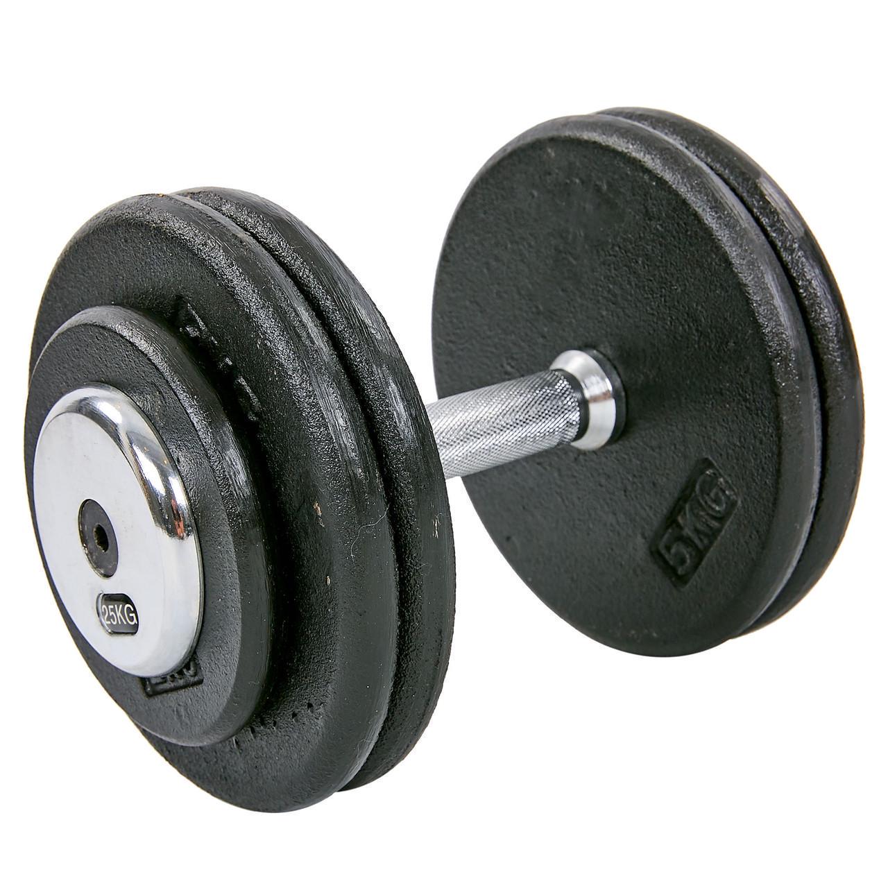 Гантель цільна Record TA-7231-25 сталева забарвлена 25 кг (2532855072) - фото 1 Гантель цільна Record TA-7231-25 сталева забарвлена 25 кг (2532855072) - фото 1