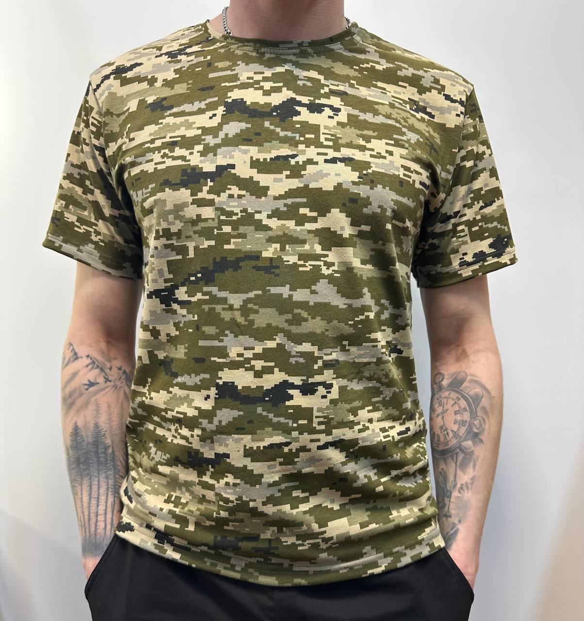 Футболка трикотаж р. 46 Пиксель