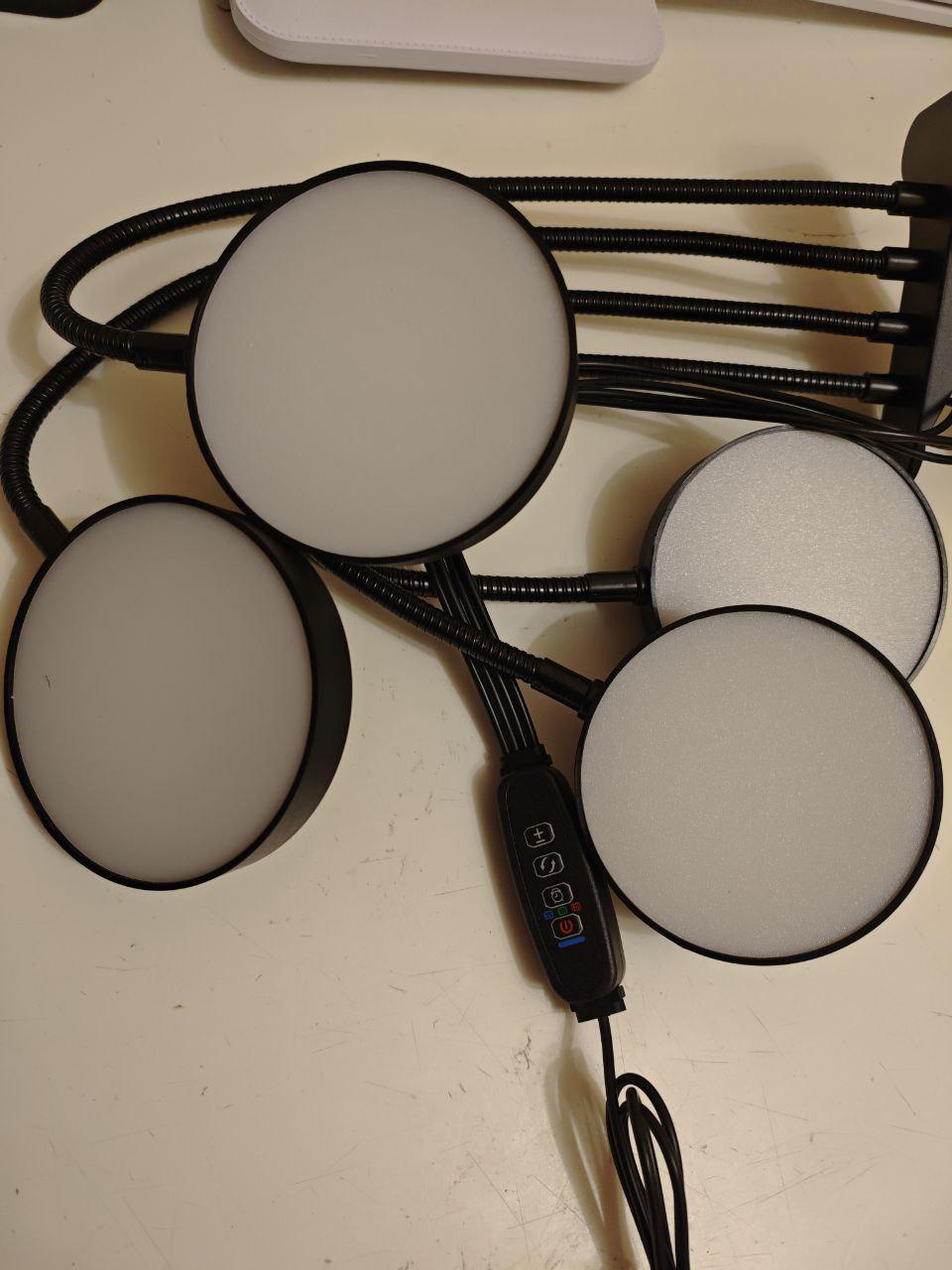 Фітолампа LED USB для росту рослин на 4 лампи (545) - фото 7 Фітолампа LED USB для росту рослин на 4 лампи (545) - фото 7