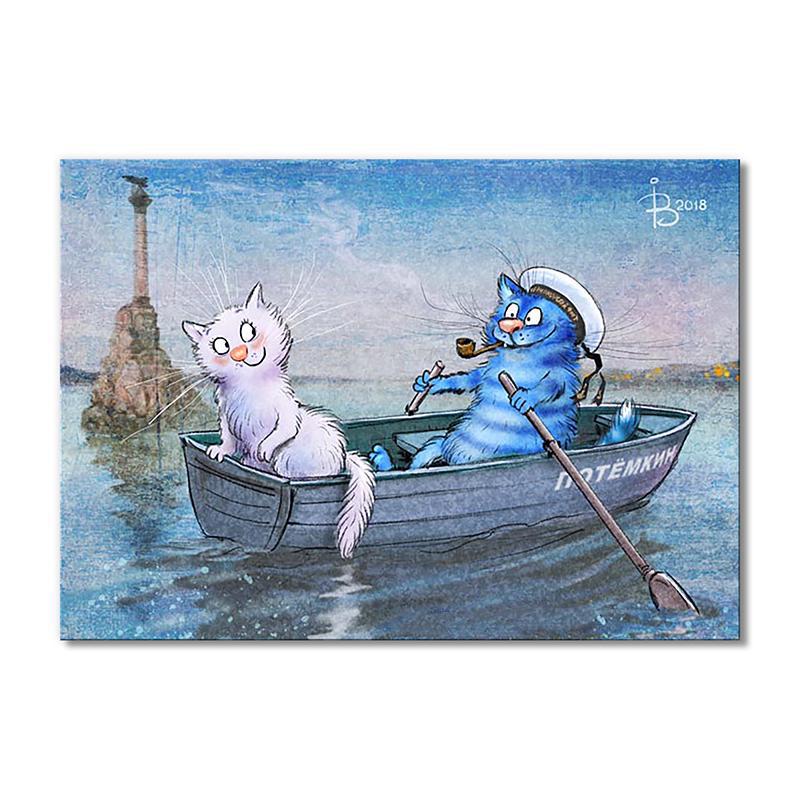 Модульная картина Матроскин 1 модуль 60x90 см