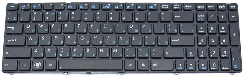 Клавиатура для ноутбука Asus N70/N70N матовая (04GNV32KRU00)