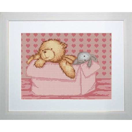 Набор для вышивания крестиком Luca-S B131 Медвежонок (6382)