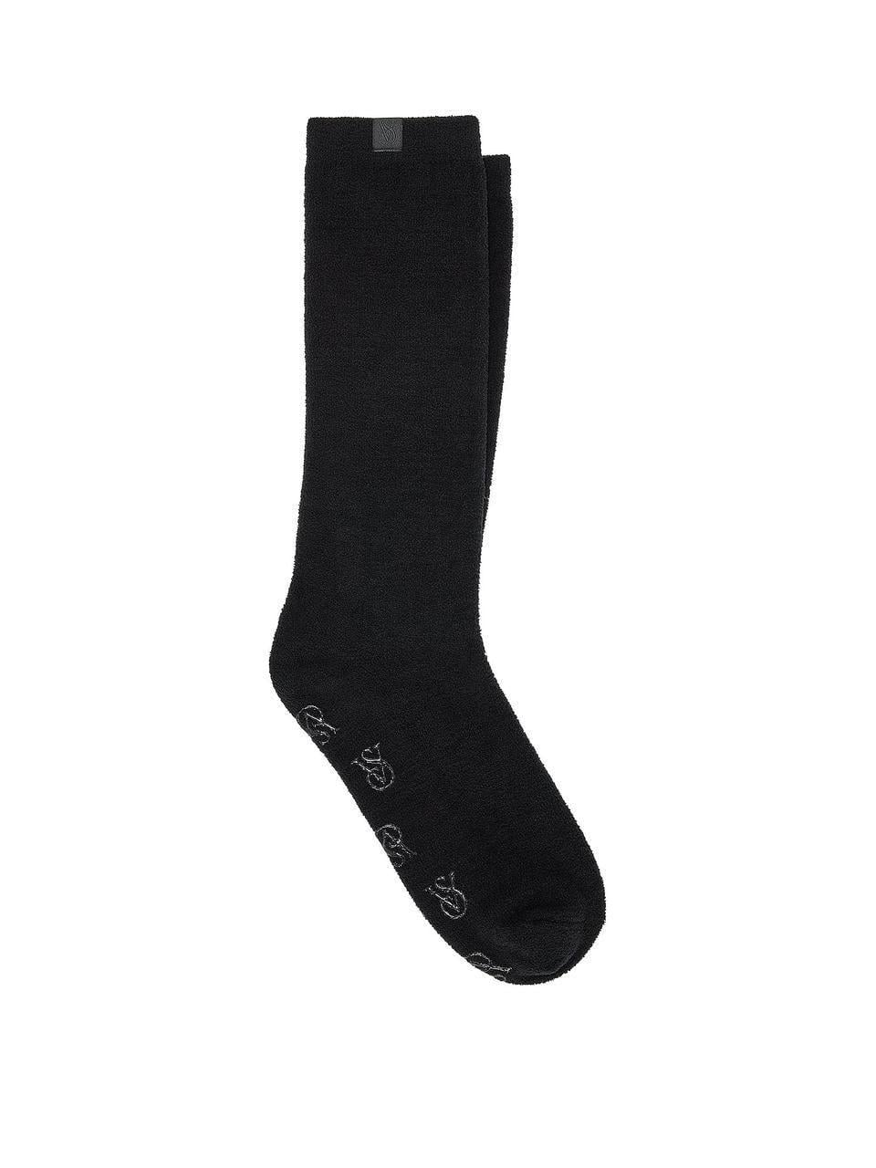 Шкарпетки жіночі Victoria's Secret Plush Grip Socks One size Чорний (26512665984)
