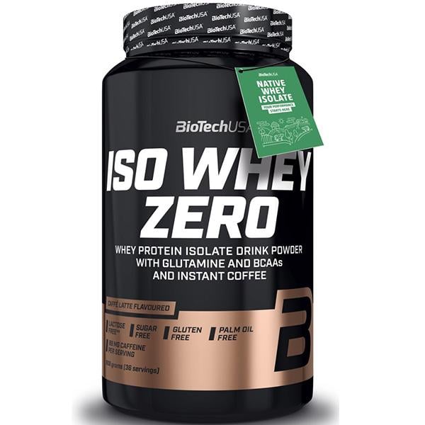Протеин BioTech Iso Whey Zero 908 г Кофе-латте (199V1212) - фото 1