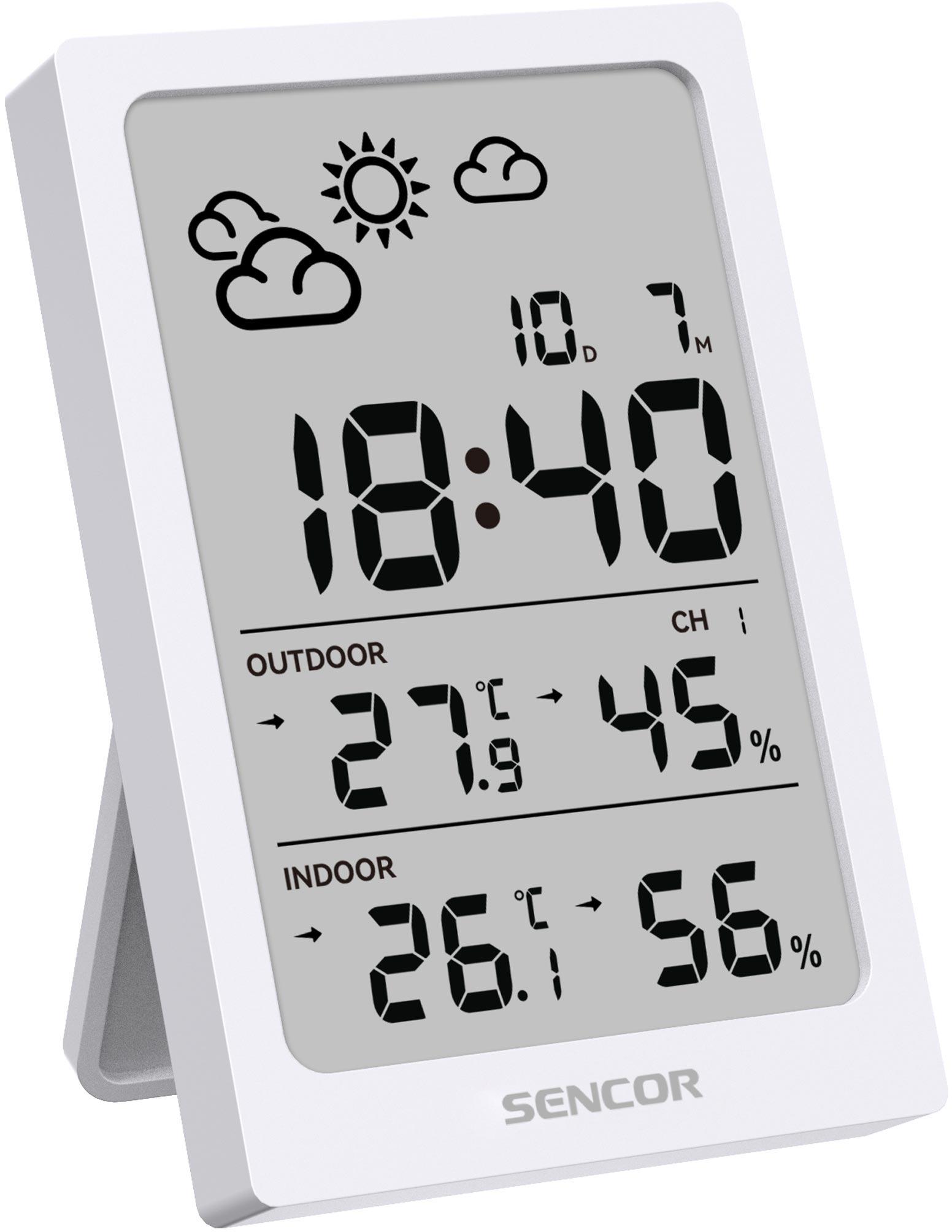 Метеостанция электронная Sencor SWS 2300W с беспроводным датчиком Белый (28745674) - фото 4 Метеостанция электронная Sencor SWS 2300W с беспроводным датчиком Белый (28745674) - фото 4