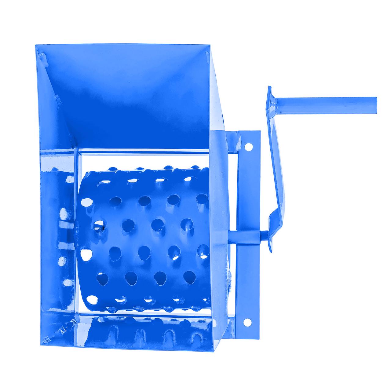 Корморезка ручная барабанная для корнеплодов/овощей и фруктов Синий (1943072755) - фото 4