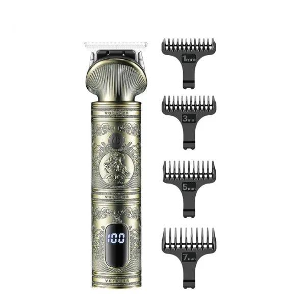 Тример акумуляторний для стрижки волосся VGR V-962 з насадками для догляду та підрівнювання (V962SL)