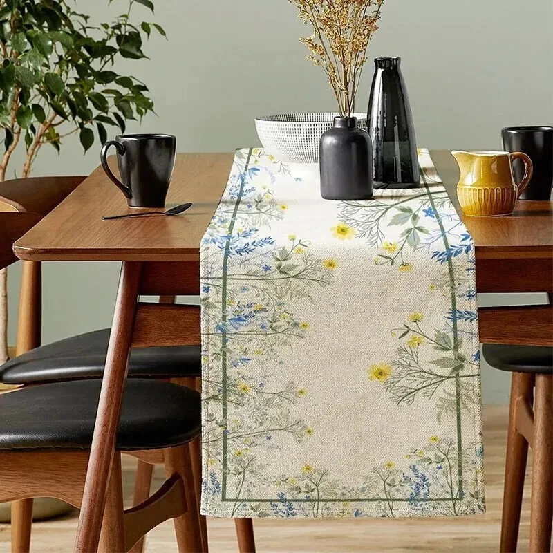 Дорожка ранер на стол Spring flowers 33х183 см - фото 7