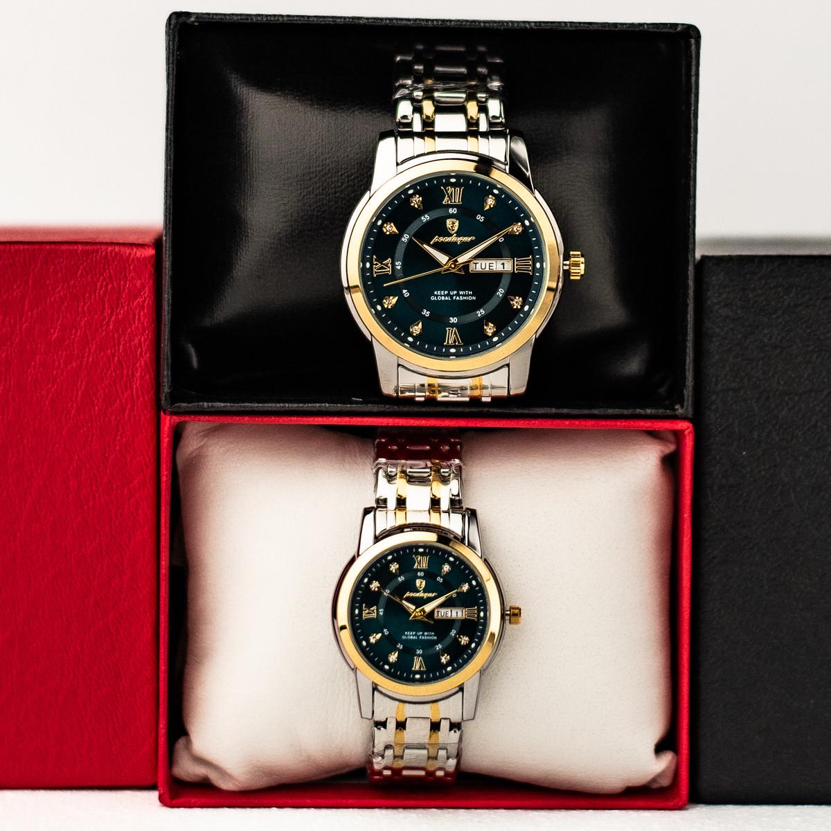 Комплект наручних годинників Poedagar Unique Couple 2 шт. (2448490369) - фото 3 Комплект наручних годинників Poedagar Unique Couple 2 шт. (2448490369) - фото 3