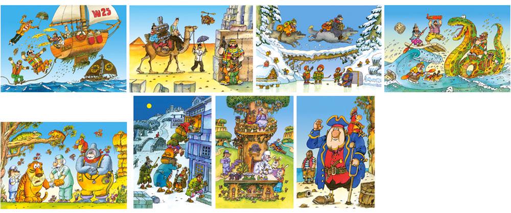 Пазл Доктор Айболит 54 элемента 8 шт. в упаковке (A-08521-BU1-CS)