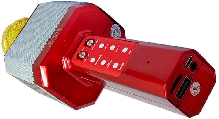 Микрофон с караоке WSTER WS-1828 Red - фото 2