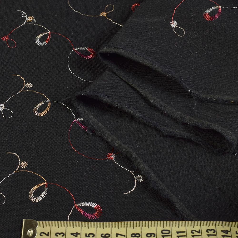 Тканина льон ширина 150 см Чорний (12602.002) - фото 3 Тканина льон ширина 150 см Чорний (12602.002) - фото 3