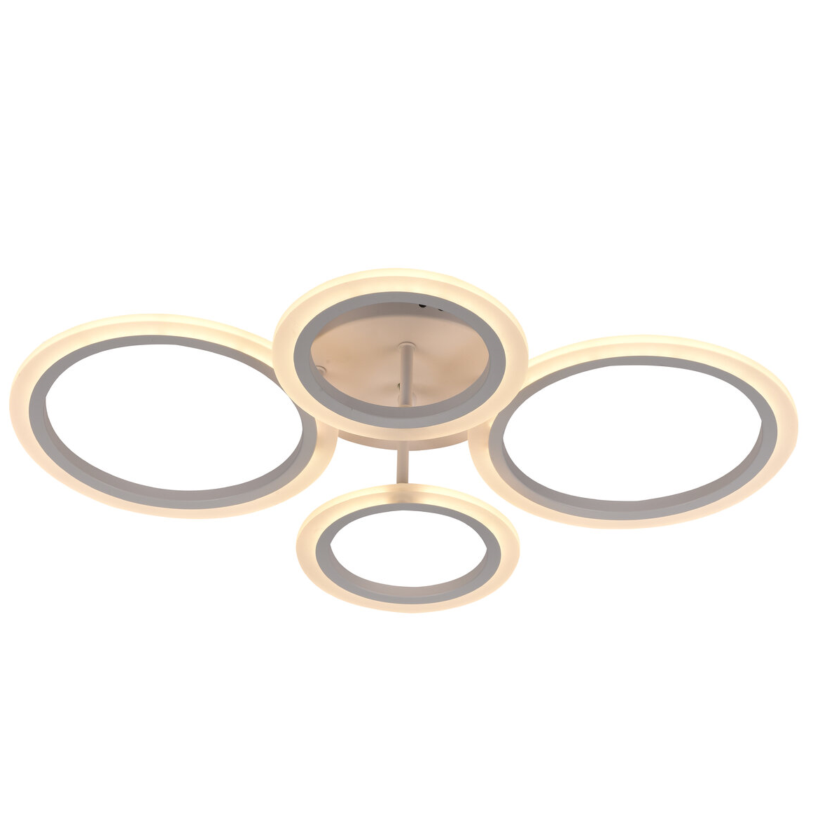 Люстра светодиодная Sirius на четыре плафона 46W 3000-6500К Белый (6092-4 WT 46W) Люстра светодиодная Sirius на четыре плафона 46W 3000-6500К Белый (6092-4 WT 46W)