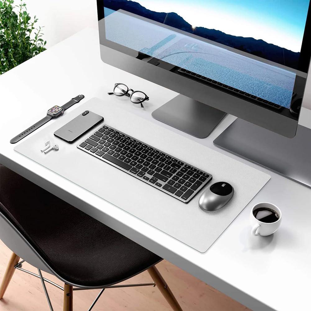 Ігрова поверхня Desk Mat Ultra Slim 900x400x1,8 мм White/Silver - фото 6 Ігрова поверхня Desk Mat Ultra Slim 900x400x1,8 мм White/Silver - фото 6