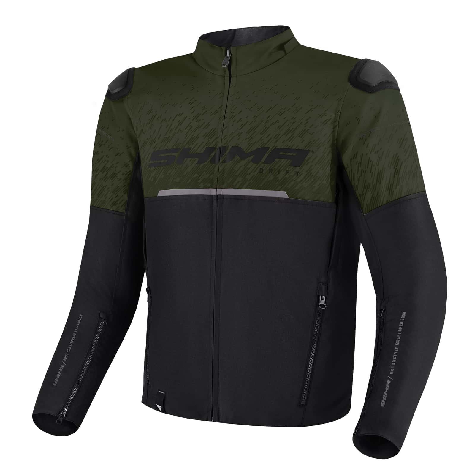 Мотокуртка мужская SHIMA Drift 2XL Khaki (21141)