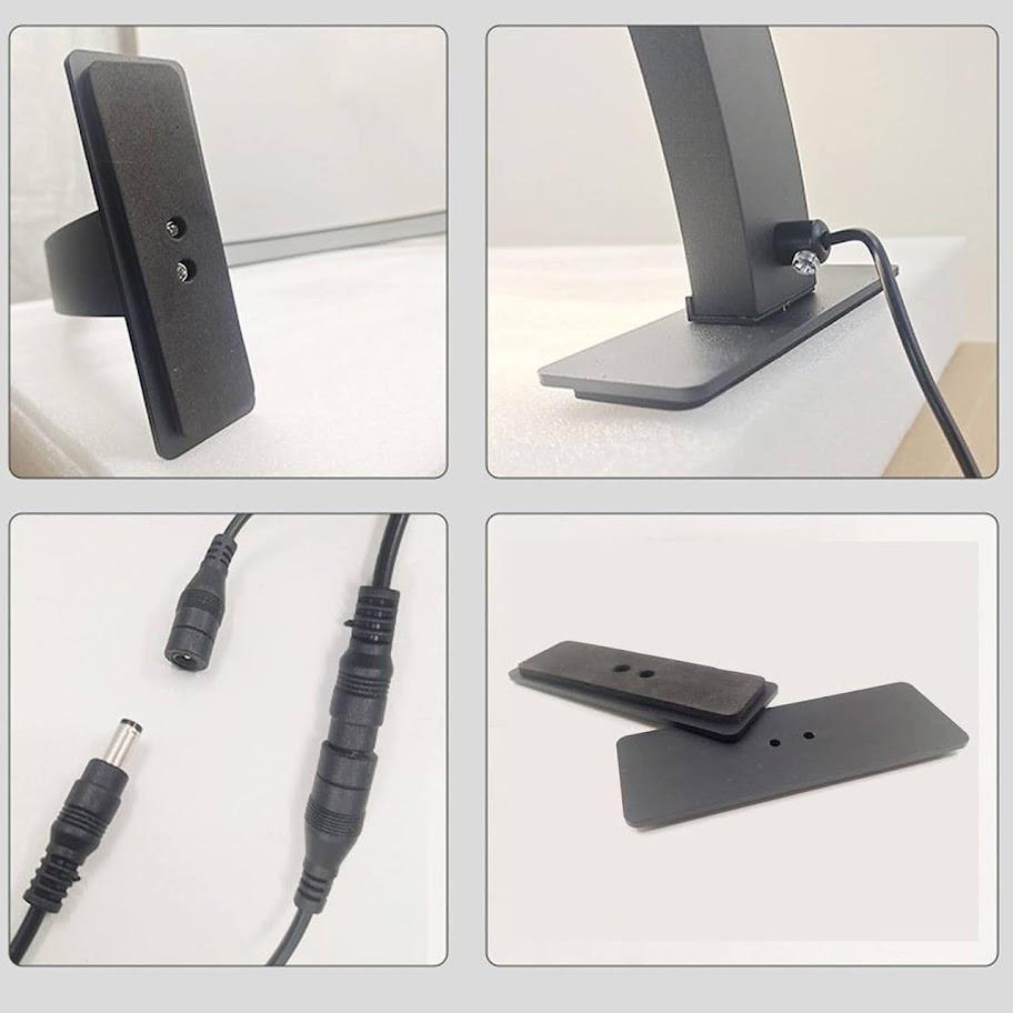 Лампа-півмісяць настільна безтіньова LED HQ-55х 56 см на 60 Вт Чорний - фото 4