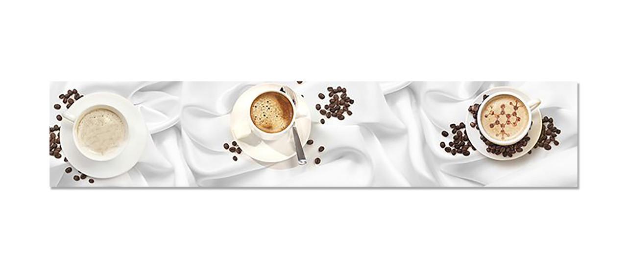Наклейка виниловая на кухню Zatarga Молекулы Кофе 600х3000 мм для (1283915646)