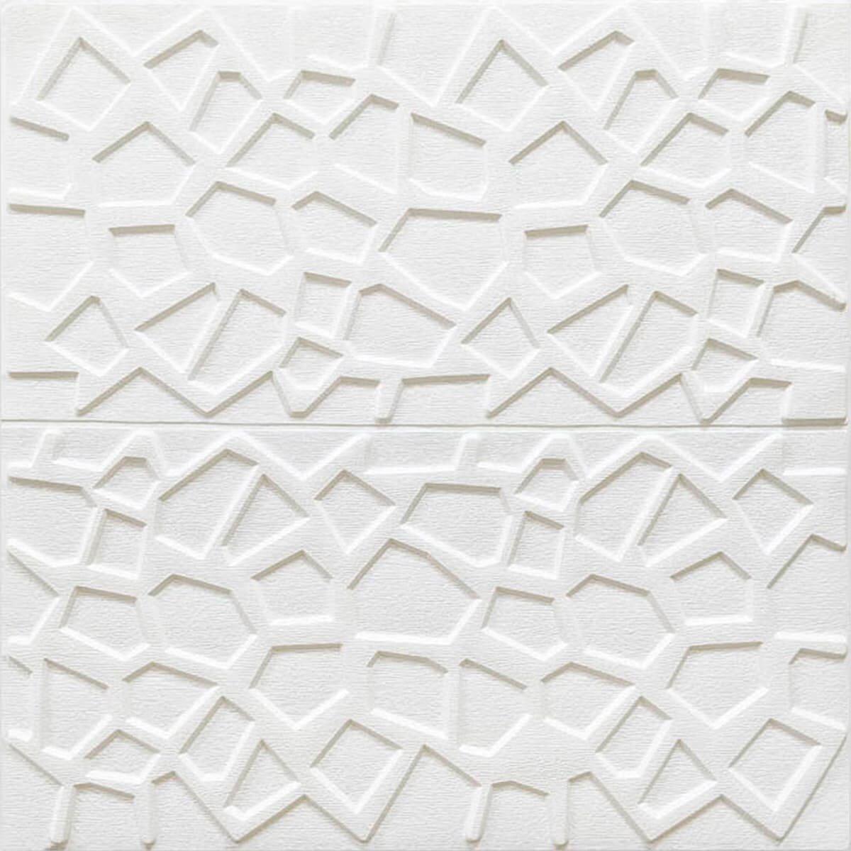 3D-панель самоклеящаяся декоративная настенно-потолочная паутина 700x700x5 мм (3DPanda-0007)