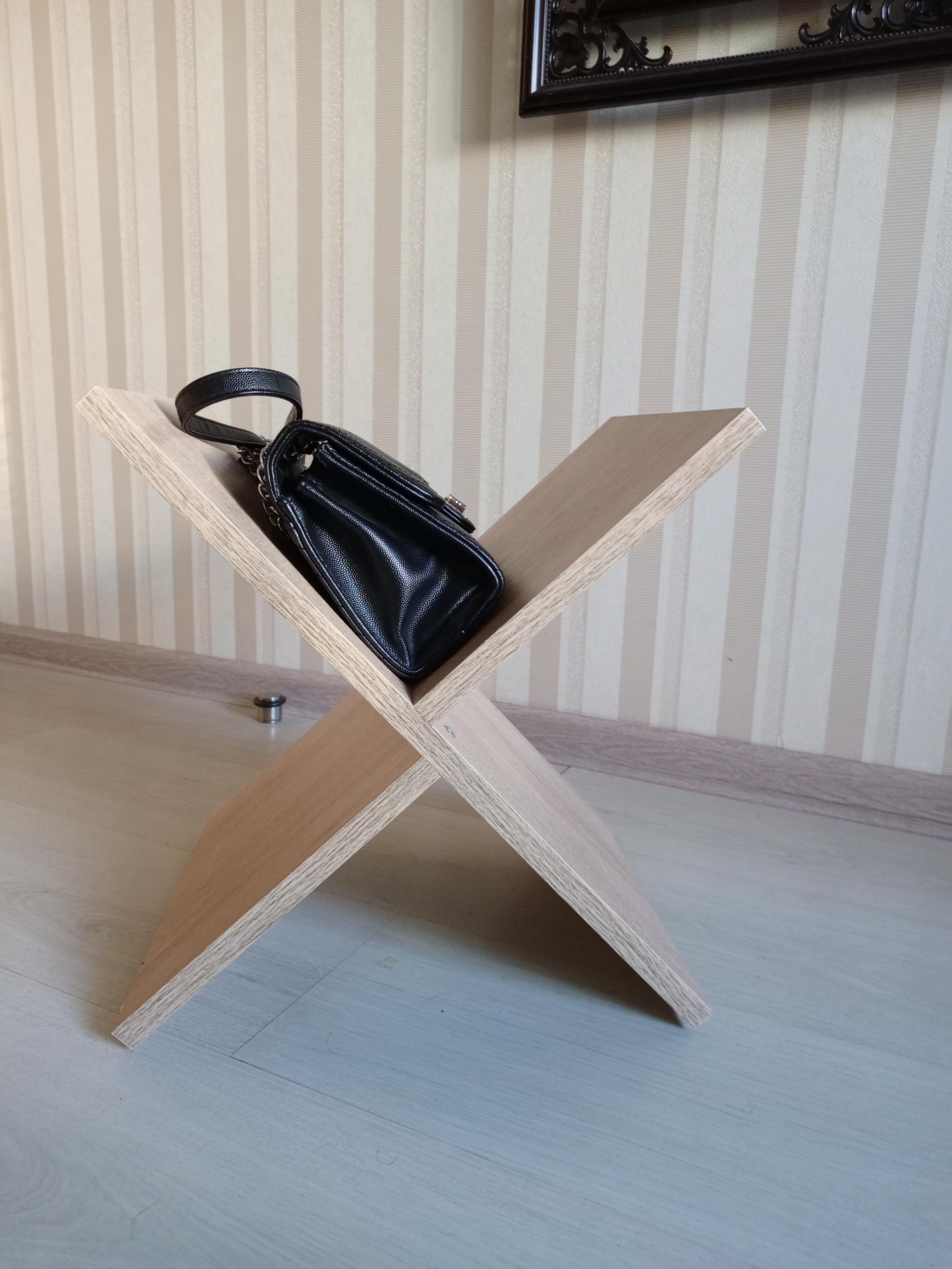 Підставка для сумки 36х38 см Дуб Сонома (р0014) - фото 2 Підставка для сумки 36х38 см Дуб Сонома (р0014) - фото 2