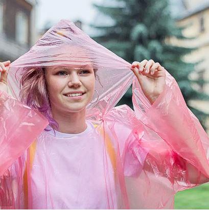 Плащ-дощовик одноразовий Pink (30217) - фото 4 Плащ-дощовик одноразовий Pink (30217) - фото 4