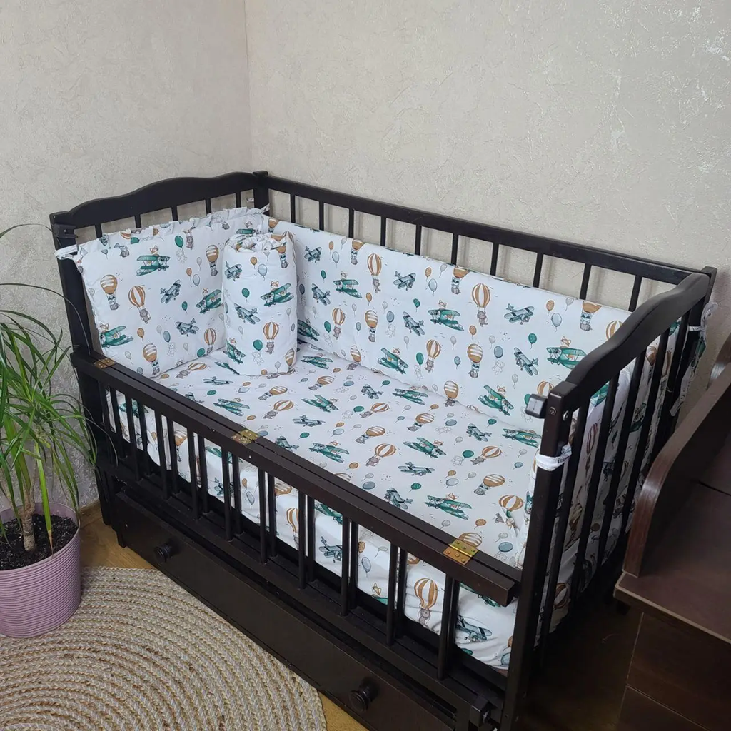 Защита для бортиков на 4 стороны сплошные 120x60x37 см (003)