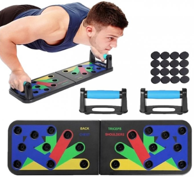 Доска для отжима FOLDABLEPUSH UP BOARD 14в1 JT-006 (RD-97) - фото 3