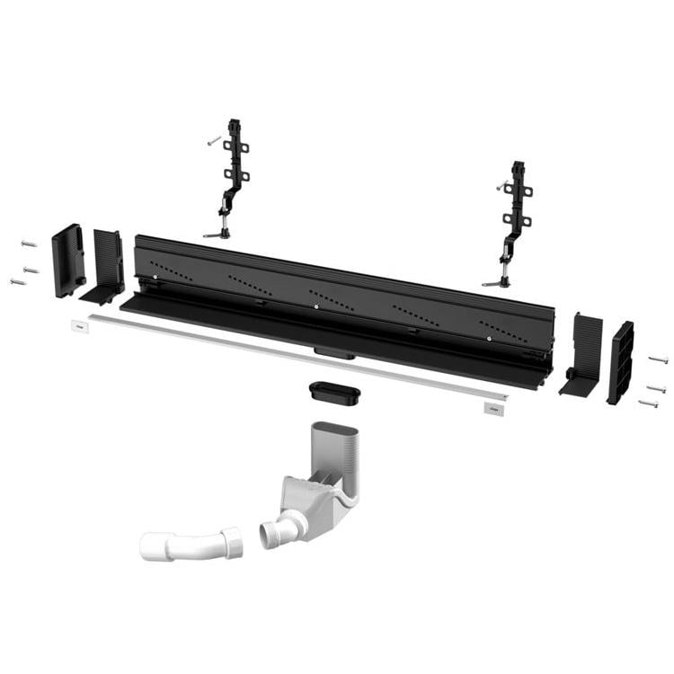 Трап душевой в стену Viega Advantix 4968.10 без декоративной вставки 300-1200 мм (736736)