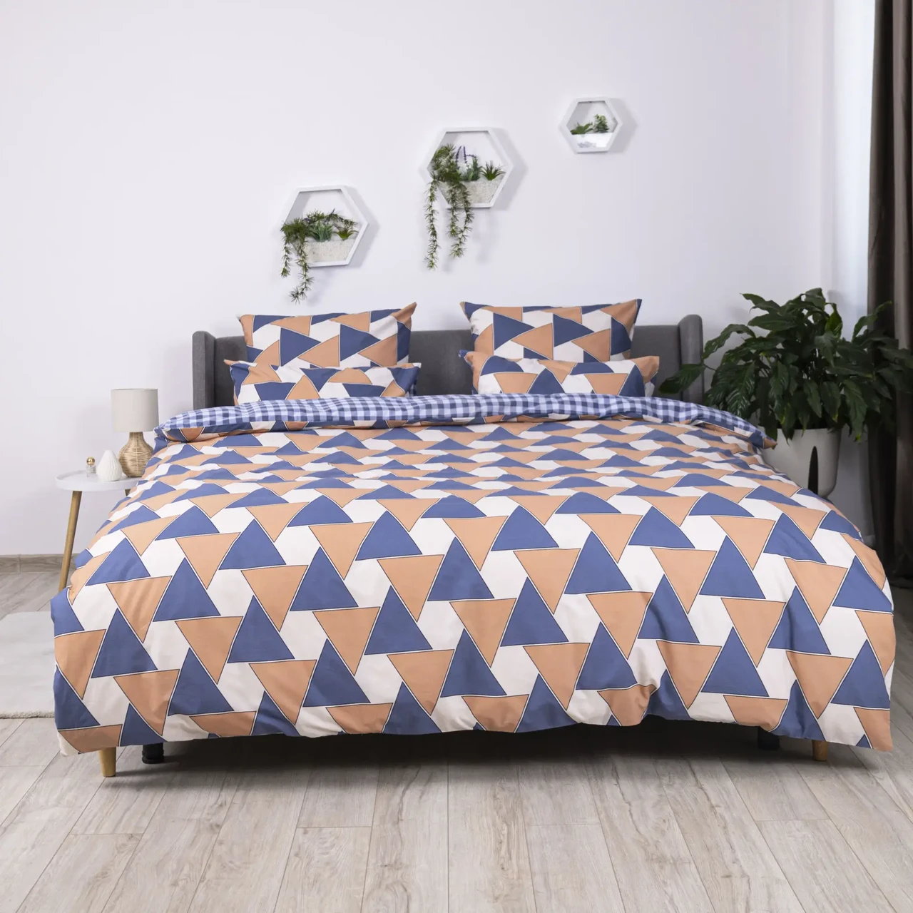 Комплект постельного белья Delta двухспальный ранфорс 215х220 см/наволочки 2 шт. 70х70 см - фото 4