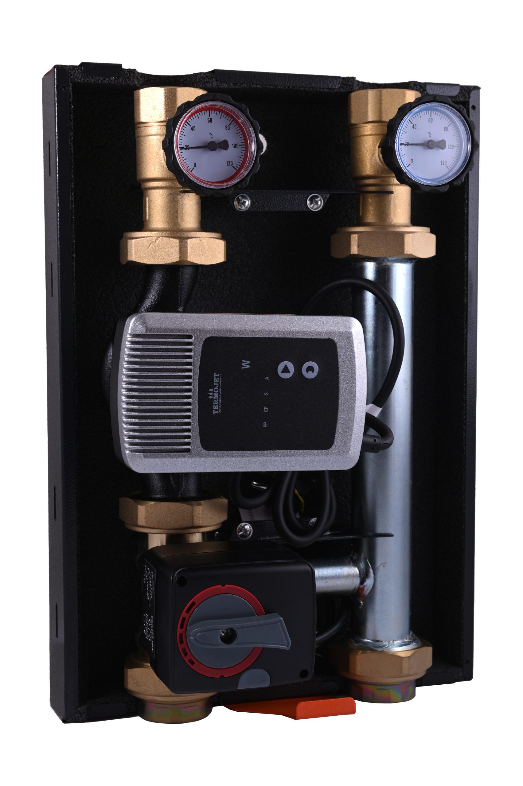 Насосная группа со смесителем 1 1/4" ВР в теплоизоляции без насоса (НГ-52.150 84612520)