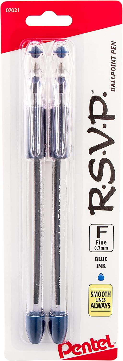 Набор шариковых ручек Pentel RSVP Ballpoint Pen Fine Line 0,7мм 10 шт. (Black) - фото 2 Набор шариковых ручек Pentel RSVP Ballpoint Pen Fine Line 0,7мм 10 шт. (Black) - фото 2