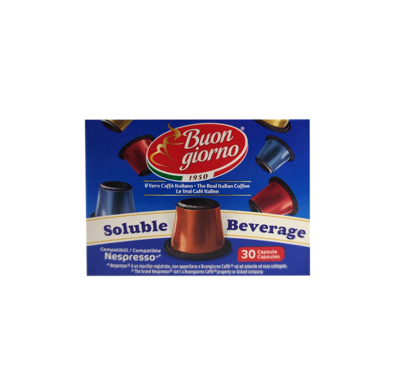 Капучино в капсулах Buongiorno Nespresso Cappuccino 30 шт. (CF000058)