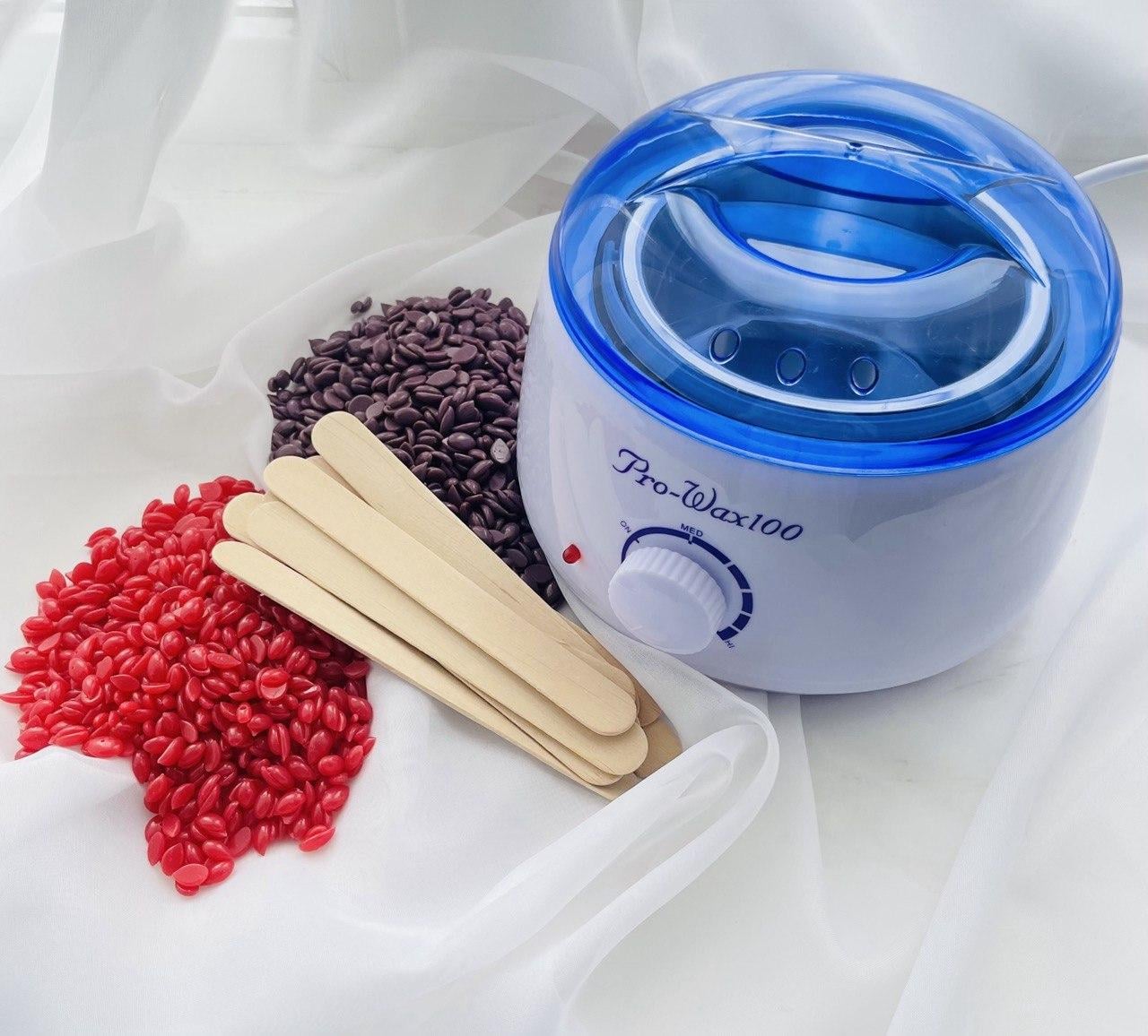 Набор для депиляции Pro Wax с двумя ароматами воска.